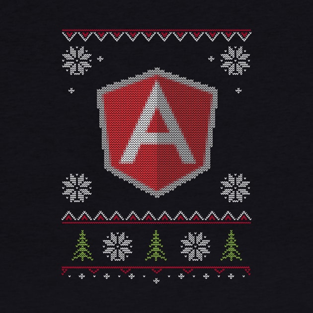 AngularJS JavaScript Framework Ugly Sweater Christmas by vladocar